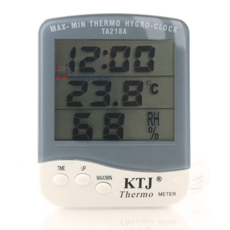 Termometr elektroniczny LCD - Stacja pogodowa z sondą
